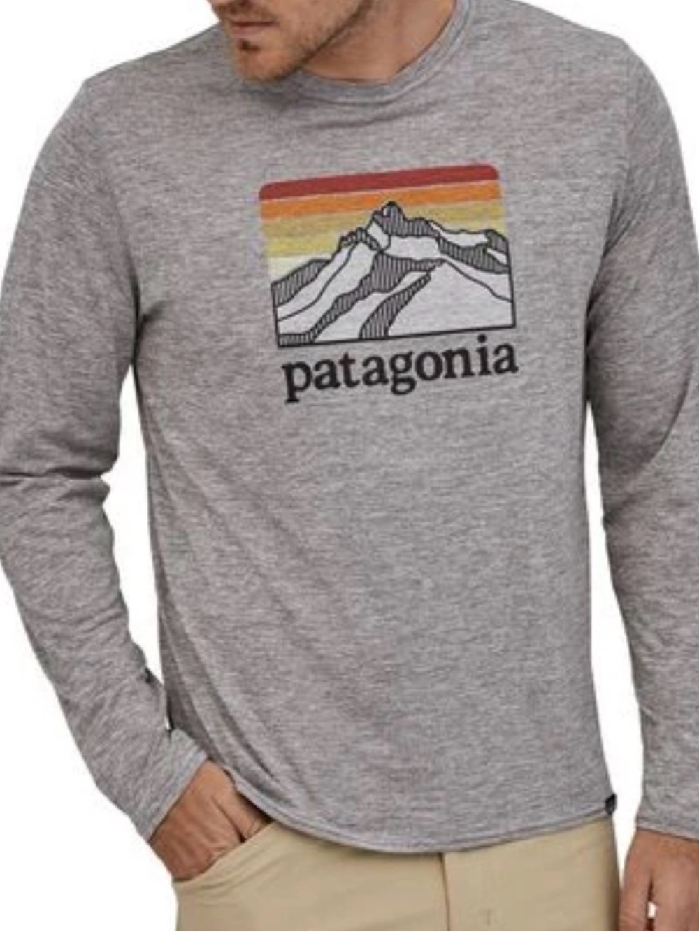 Patagonia Mountain Sunset Long Sleeve Capilene Cool Daily Shirt